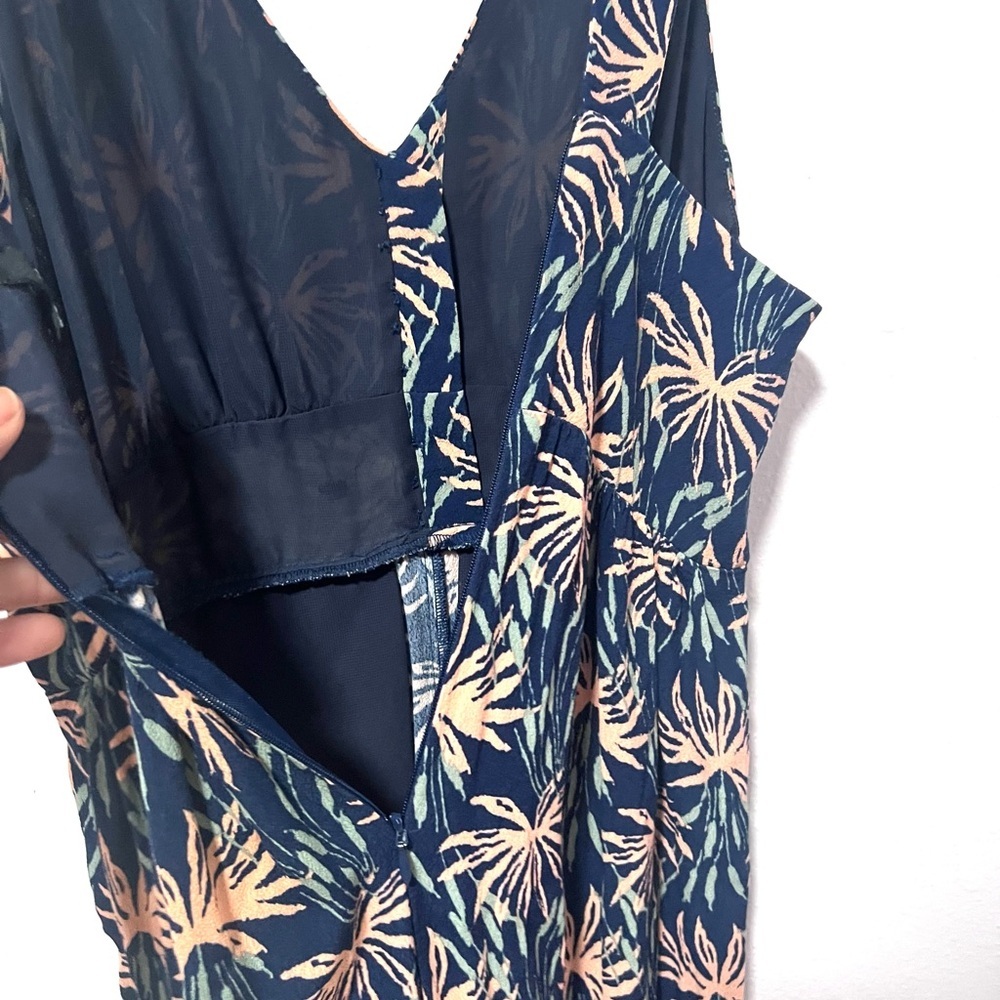 Madewell Palm print jumpsuit summer resort wear 2‎ - Picture 12 of 15